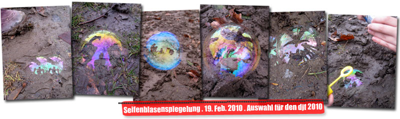 Seifenblasenspiegelung Set
