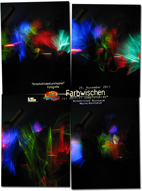 Farbwischen . Fotografie