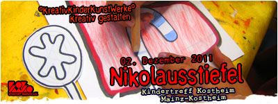 Wir basteln Nikolausstiefel mit bunten und leckeren Süßigkeiten