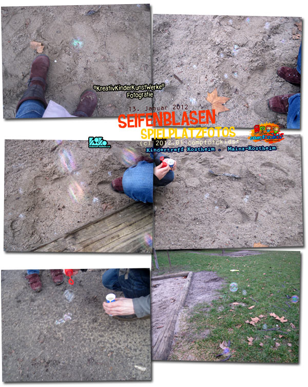 Seifenblasen Spielplatzfotos