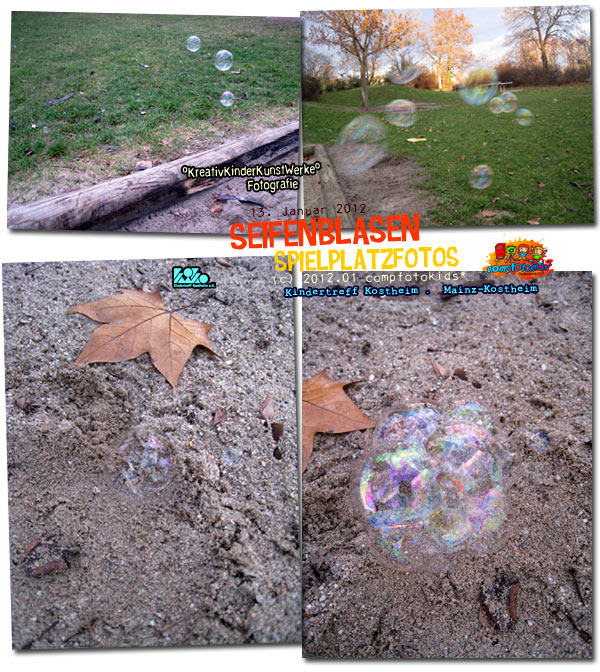 Seifenblasen Spielplatzfotos