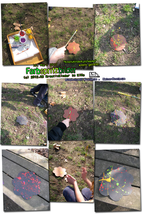 Farbspritzbilder