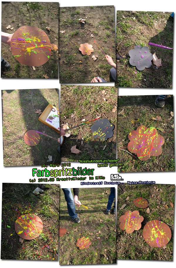 Farbspritzbilder