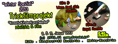 Winter Spezial 2013 . Trickfilmprojekt . Film 5 & Film 6 