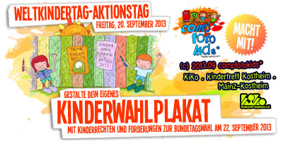 Kinderwahlplakate 2013