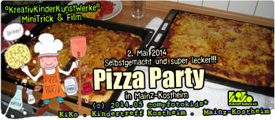 Pizza Party . Selbstgemacht & super lecker! 