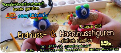 Erdnuss- und Haselnussfiguren . ...einfach niedlich 