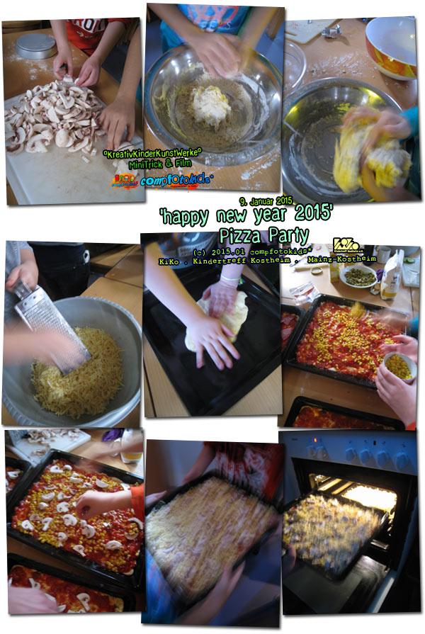 'happy new year 2015' Pizza Party 