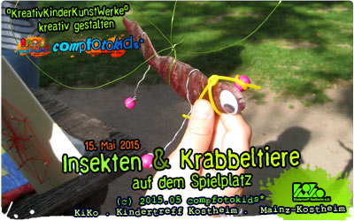 Insekten & Krabbeltiere auf dem Spielplatz 