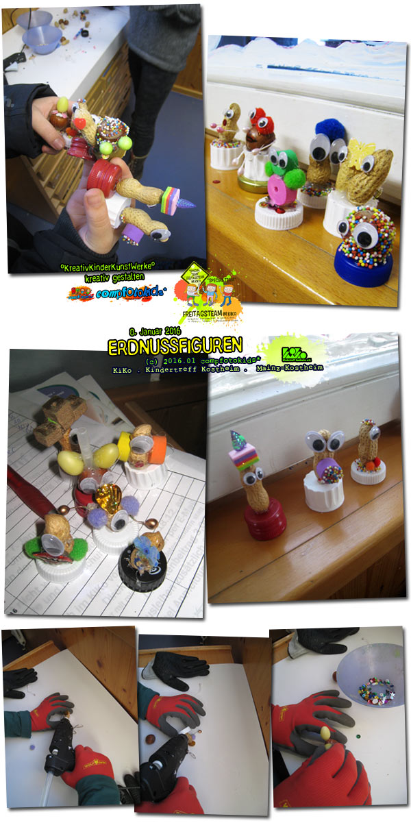 ERDNUSSFIGUREN . 8. Januar 2016 . compfotokids* im KiKo