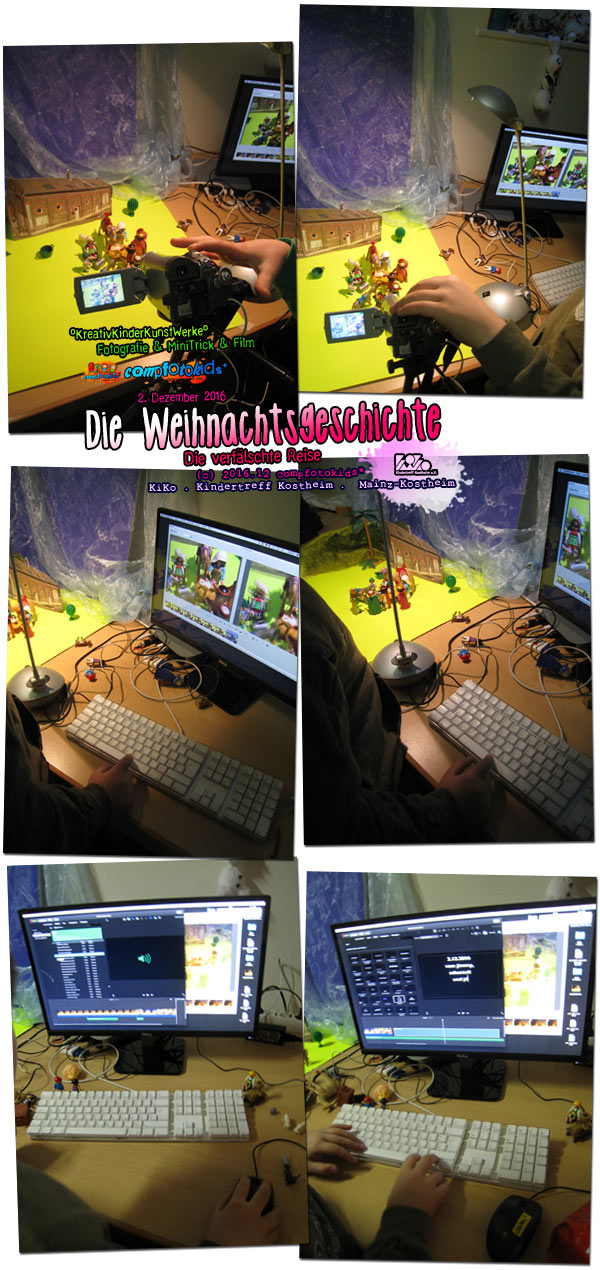 Die Weihnachtsgeschichte . Die verfälschte Reise . 2. Dezember 2016 . compfotokids* im KiKo . KiKo . Kindertreff Kostheim