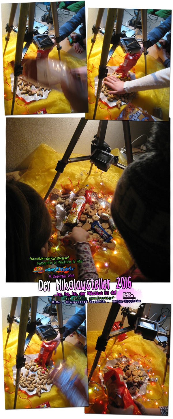 Der Nikolausteller 2016 . ..ho,ho,ho, der Nikolaus ist da! . 9. Dezember 2016 . compfotokids* im KiKo . KiKo . Kindertreff Kostheim
