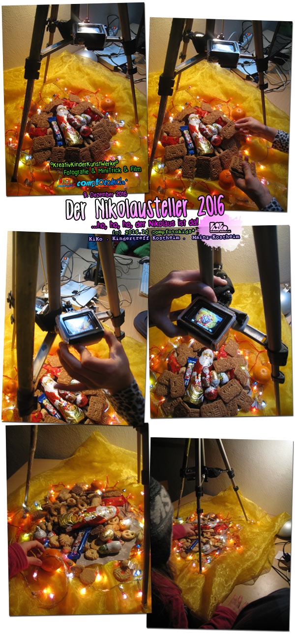 Der Nikolausteller 2016 . ..ho,ho,ho, der Nikolaus ist da! . 9. Dezember 2016 . compfotokids* im KiKo . KiKo . Kindertreff Kostheim