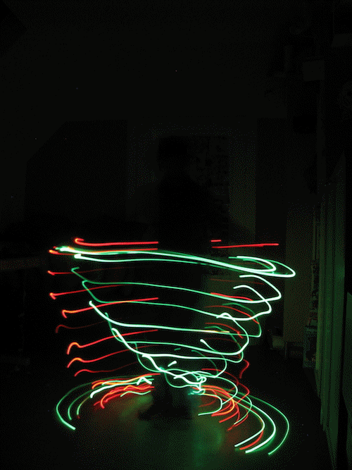 Bunte Lichtstreifen . Malen mit Licht + Fotografie . 13. Januar 2017 . compfotokids*