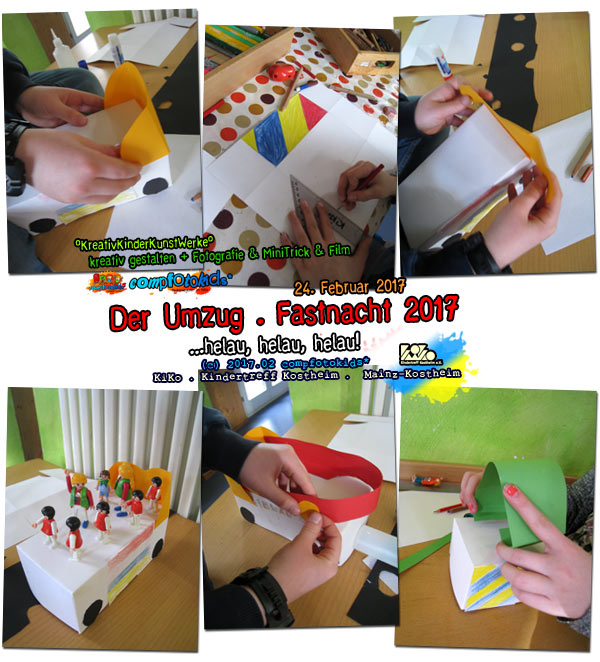 Der Umzug . Fastnacht 2017 . ...helau, helau, helau! . 24. Februar 2017 . compfotokids* im KiKo
